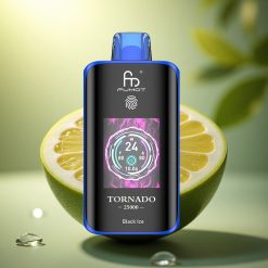 Fumot Tornado 25000 Puffs Glace Noire Écran HD 700mAh 20ml Nicotine