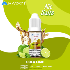Hayati Pro Max sels de nicotine cola et citron vert - Hayati vape review 2ND0X237