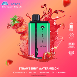 Hayati Pro Ultra jetable 15000 bouffées pastèque fraise - Hayati vape flavours 2ND0X211